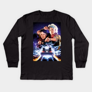 Back To The Future Kids Long Sleeve T-Shirt